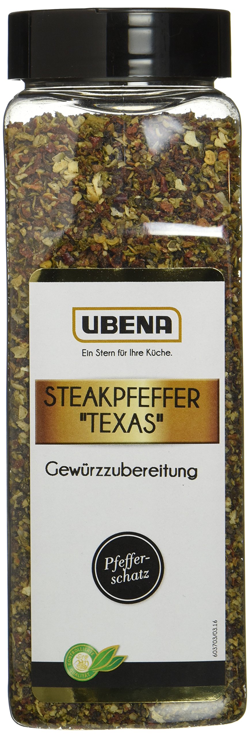 UBENA Steakpfeffer "Texas", 2er Pack (2 x 600 g)
