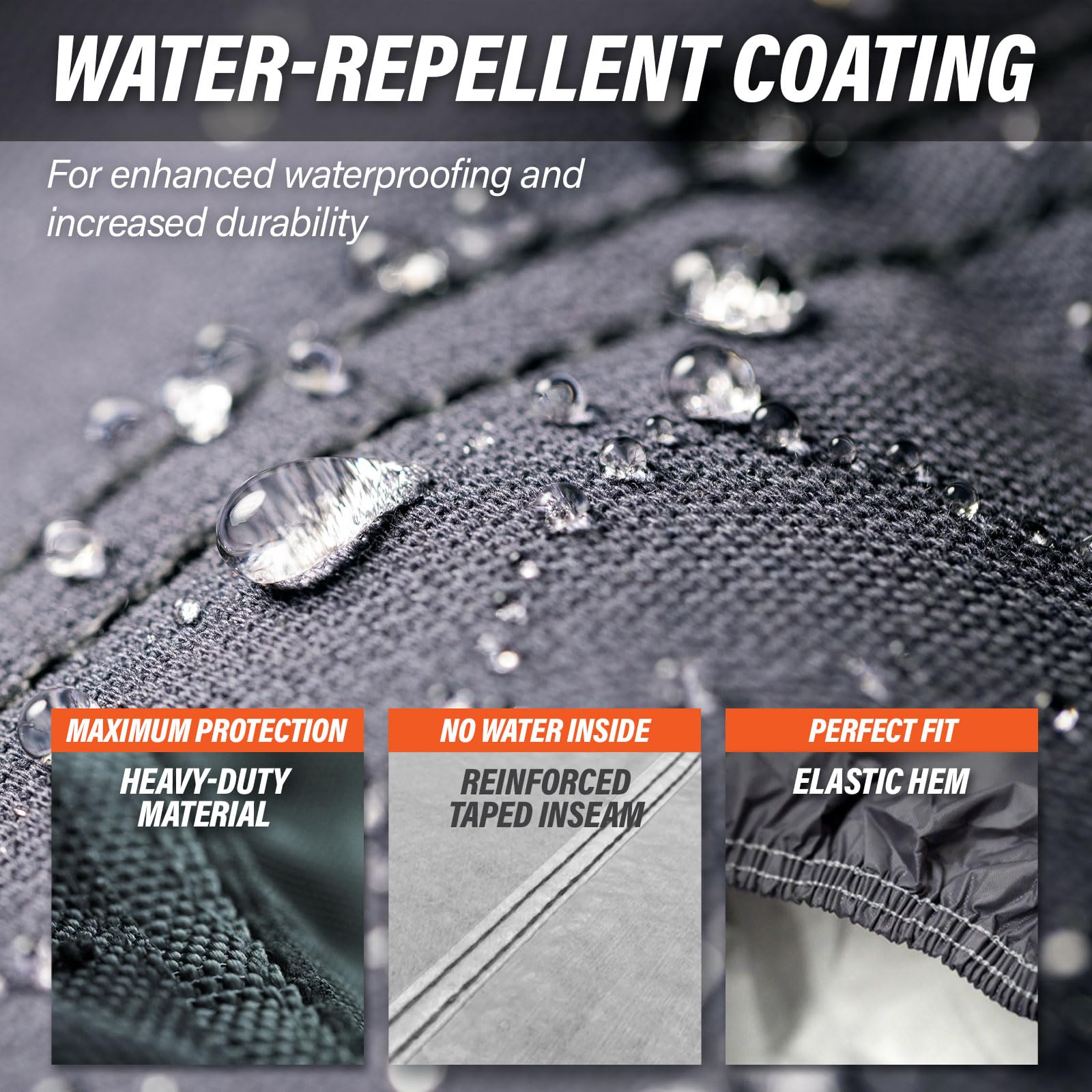 5 Layer Car Cover – for International Scout II 1972-1980 SUV 2-Door Semi Custom Fit Waterproof Full Coverage Rain Snow All Weather Windproof Dust Scratch Resistant Outdoor Automobile