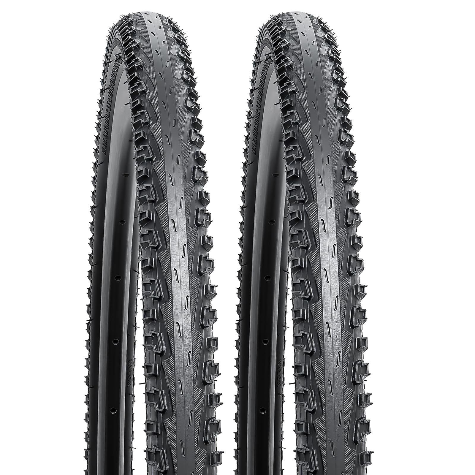 YUNSCM 2-PCS 26" Bike Tires 26x1.75 (47-559) Compatible with Gravel Bike 26 x 1.75 Bicycle Tires (YU-762)