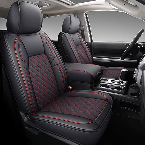 Miniatura 1 de Coverado Fundas de asiento Tundra fundas de cuero impermeables para asiento de automóvil protectores de asiento personalizados accesorios para