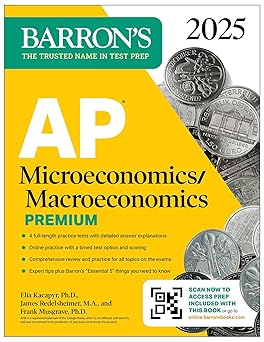 AP Microeconomics/Macroeconomics Premium, 2025: Prep Book with 4 Practice Tests + Comprehensive Review + Online Practice (Barron's AP Prep)-Wow! eBook
