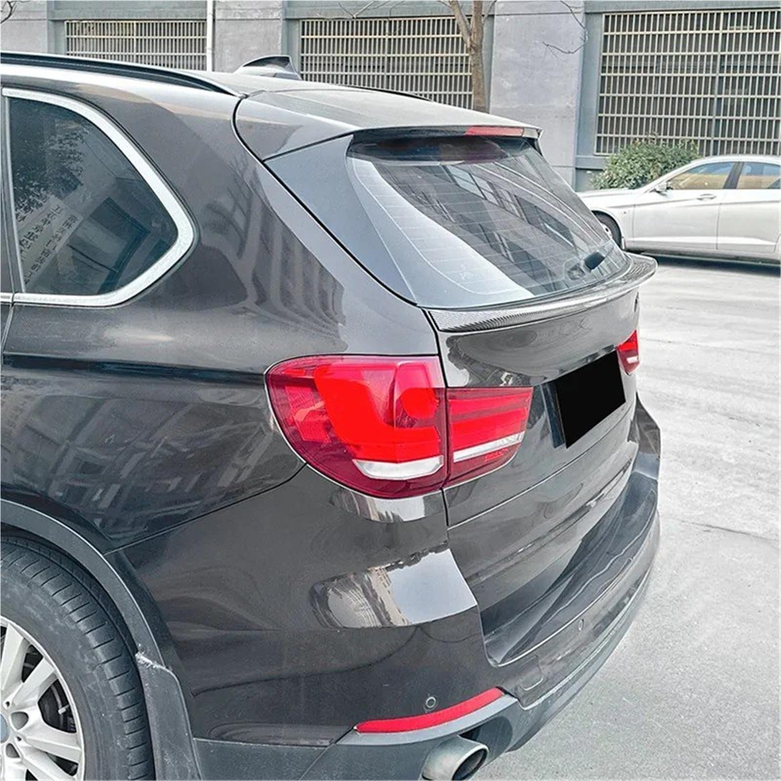 Dla B&MW X5 F15 2014-2018 Skrzydło Na Klapie Spoiler Bagażnika Lotka Tylny Akcesorium Dekoracyjne Spojler Tylny Trunk Wing(Carbon Look)