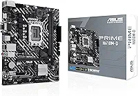 ASUS Placa-mãe Prime H610M-D Intel H610 Micro-ATX (LGA 1700), DDR5, PCIe 4.0, slot M.2, Realtek 1Gb Ethernet, HDMITM/VGA, USB 3.2 Gen 1, SATA 6Gbps, COM Port, RGB Header