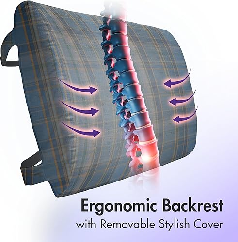 Miniatura 353 de Lunarable Teal Travel Pillow Neck Rest, Aquatic Fauna Theme Hand Drawn Style Various Starfish in Blue Shades, Memory Foam Traveling Accessory for