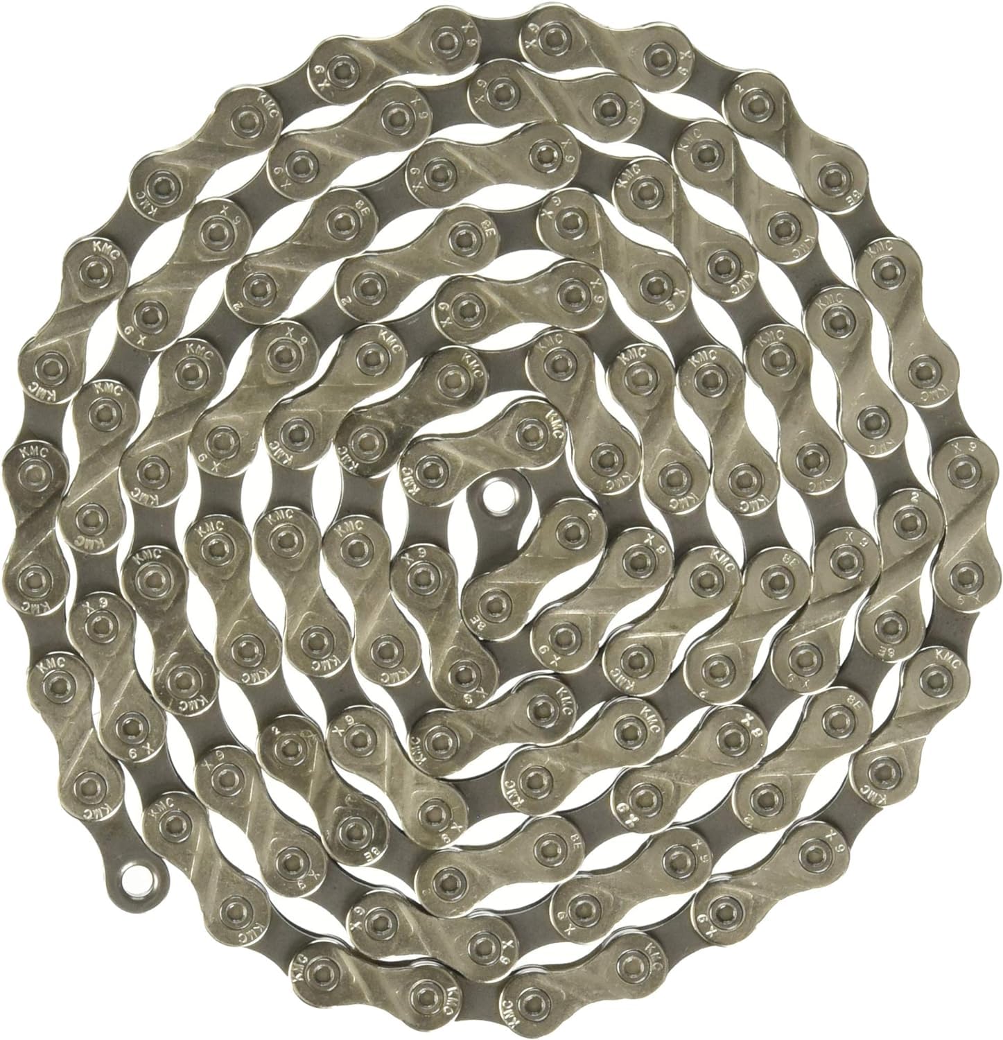 KMC X9 9-Speed X-Series Bicycle Chain | Compatible with Shimano, SRAM, Campagnolo and All Major Systems | Silver