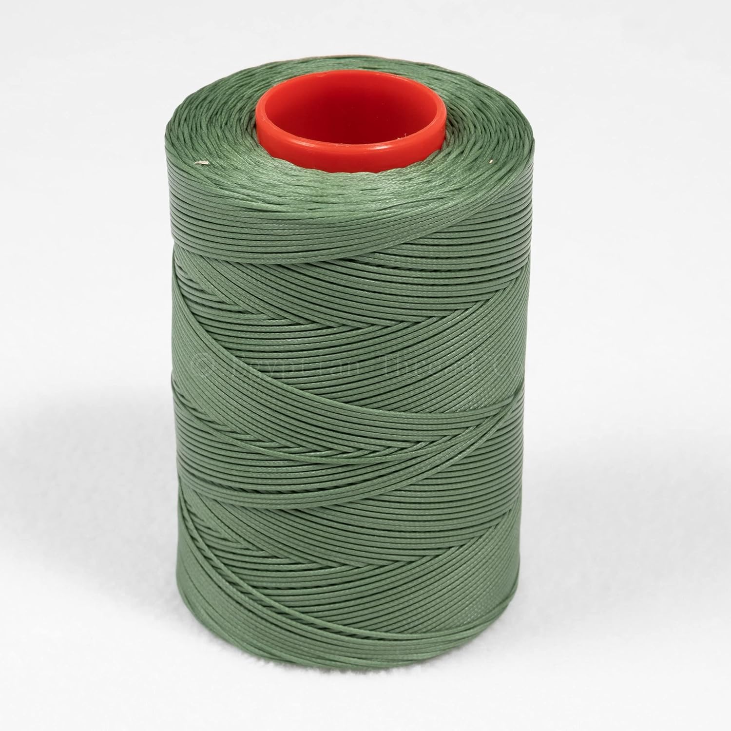 1.0mm Ritza 25 Tiger Thread - Braided Polyester Thread - Waxed for Leather Hand Sewing - Made in Germany - Full Factory Sealed Spools Manufactured by Julius Koch - 500 Meters, Leaf Green - JK10