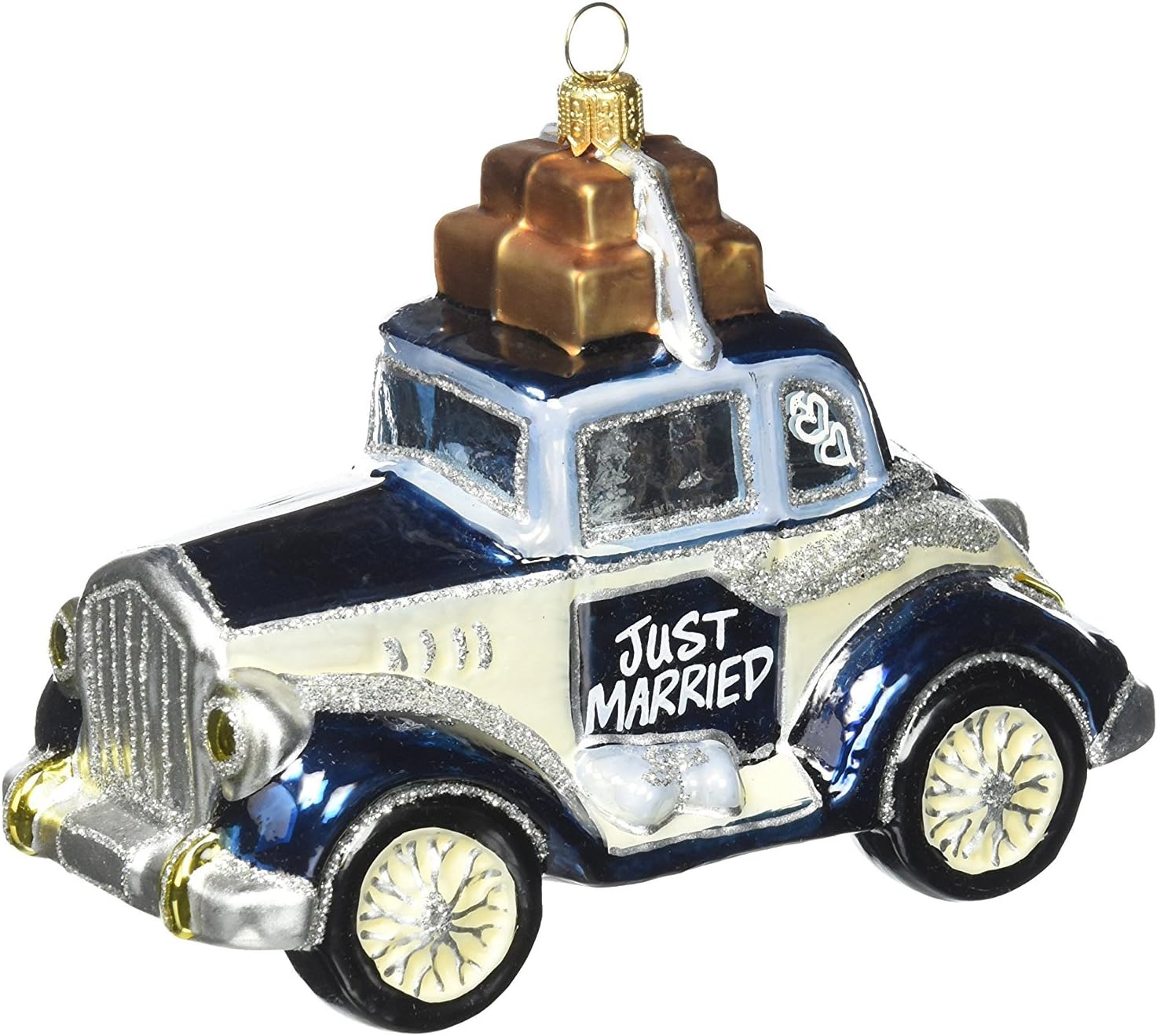 Polonaise Kurt Adler Just Married Rolls Royce Ornament