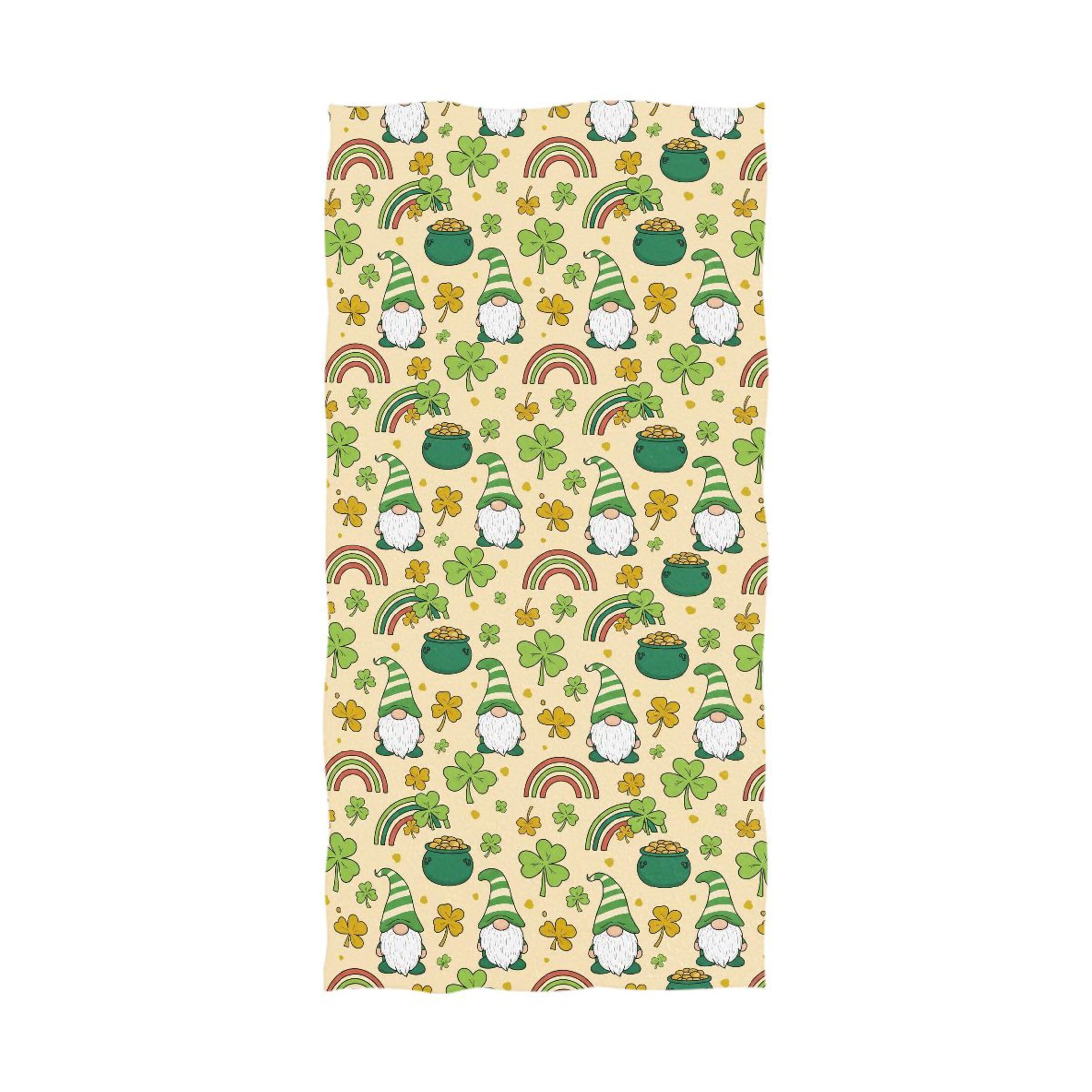 Kutsu Gnomes Bath Towel, Highly Absorbent Cotton Soft Bath Hand Towel for Bathroom Kitchen Hotel Spa, 64 x 32 In