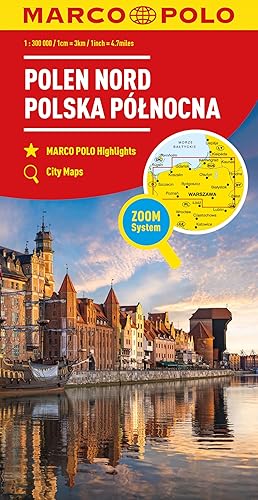 MARCO POLO Regionalkarte Polen Nord 1:300.000: Wegenkaart Schaal 1 : 300.000
