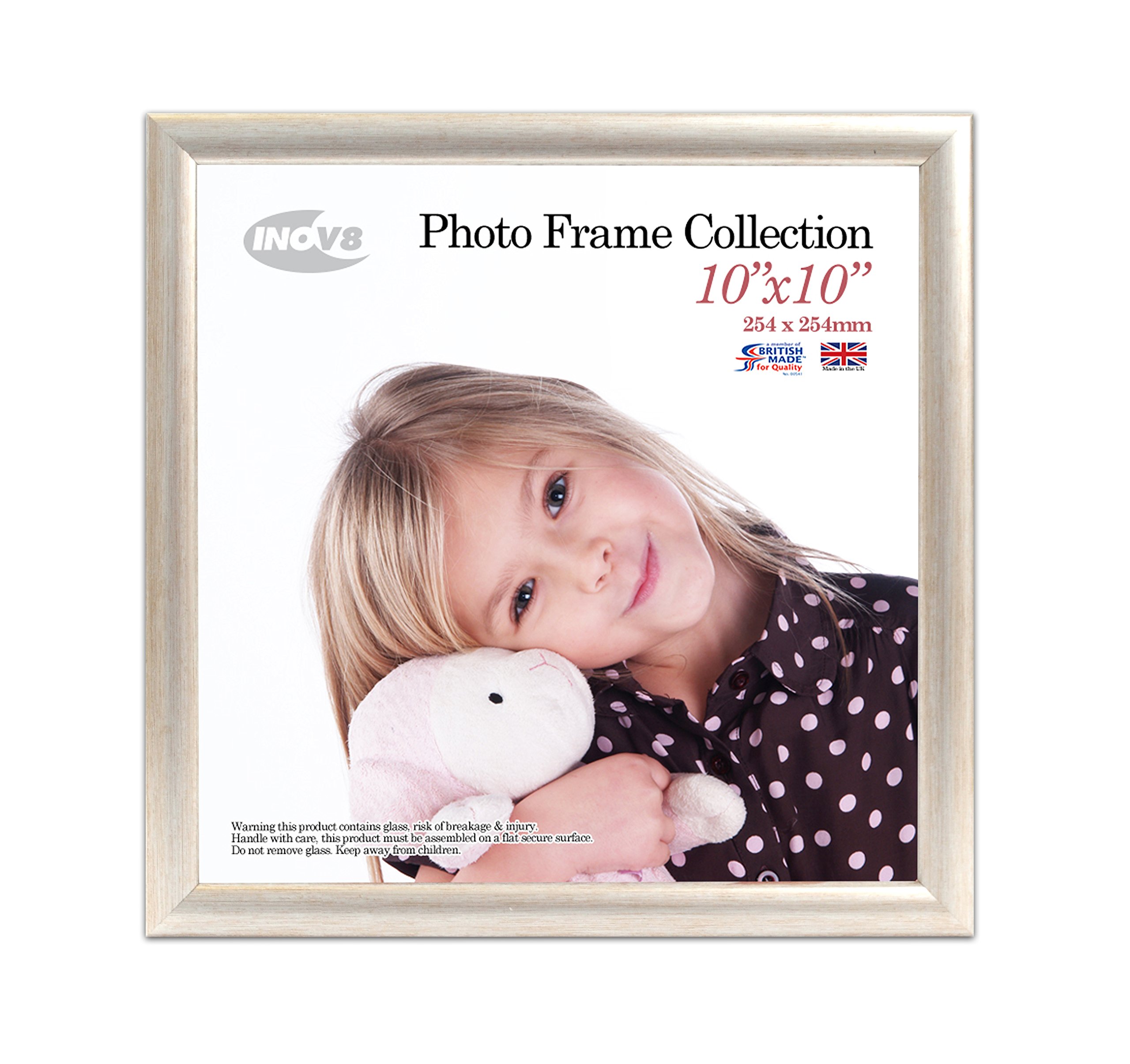 Inov8 Silver Framing Photo Frame 10X10 1Pk
