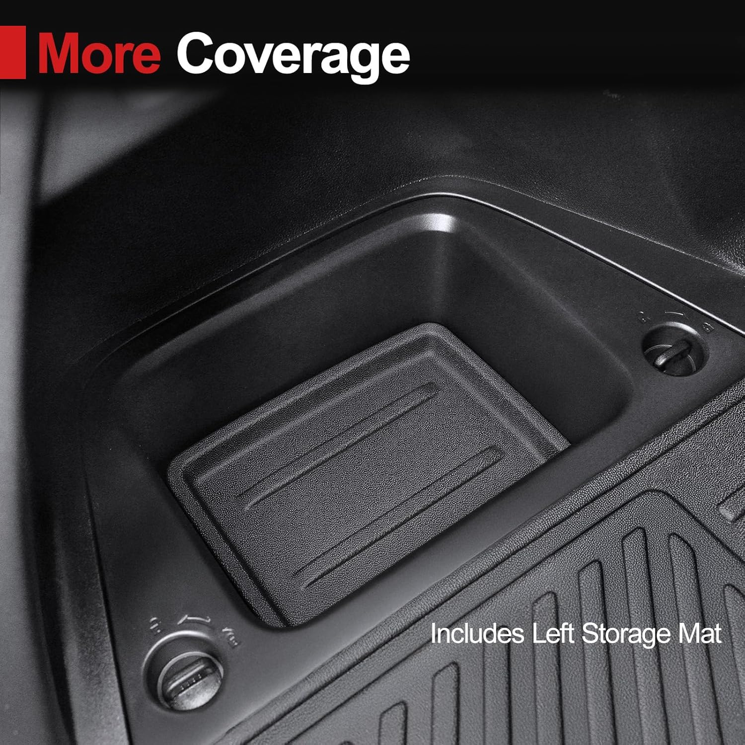 Cargo Mat for 2023-2025 2026 Honda Pilot, All Weather TPE Cargo Liner with Backrest Mat Interior Protection for Honda Pilot TrailSport Touring Elite EXL Black Edition Accessories