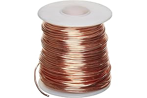 Bare Copper Wire: 14 AWG Solid Copper Wire for DIY Projects