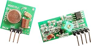 1pcs 433Mhz RF transmitter and receiver kit for Arduino project