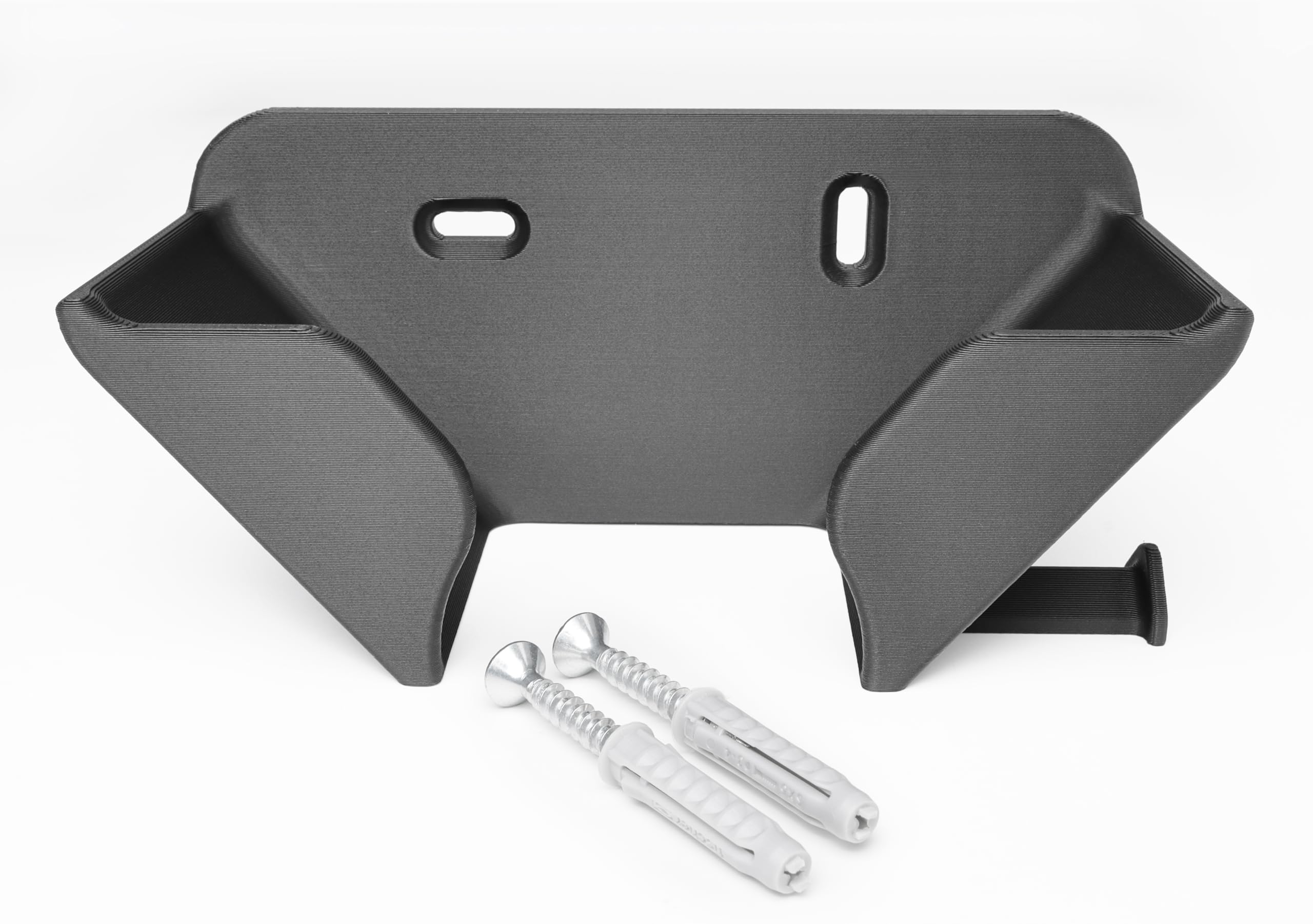 Support mural pour raquette de padel et tennis – Porte raquette murale confortable et anti-rayures – Convient à toutes les raquettes standard – Gain de place résistant avec vis et chevilles