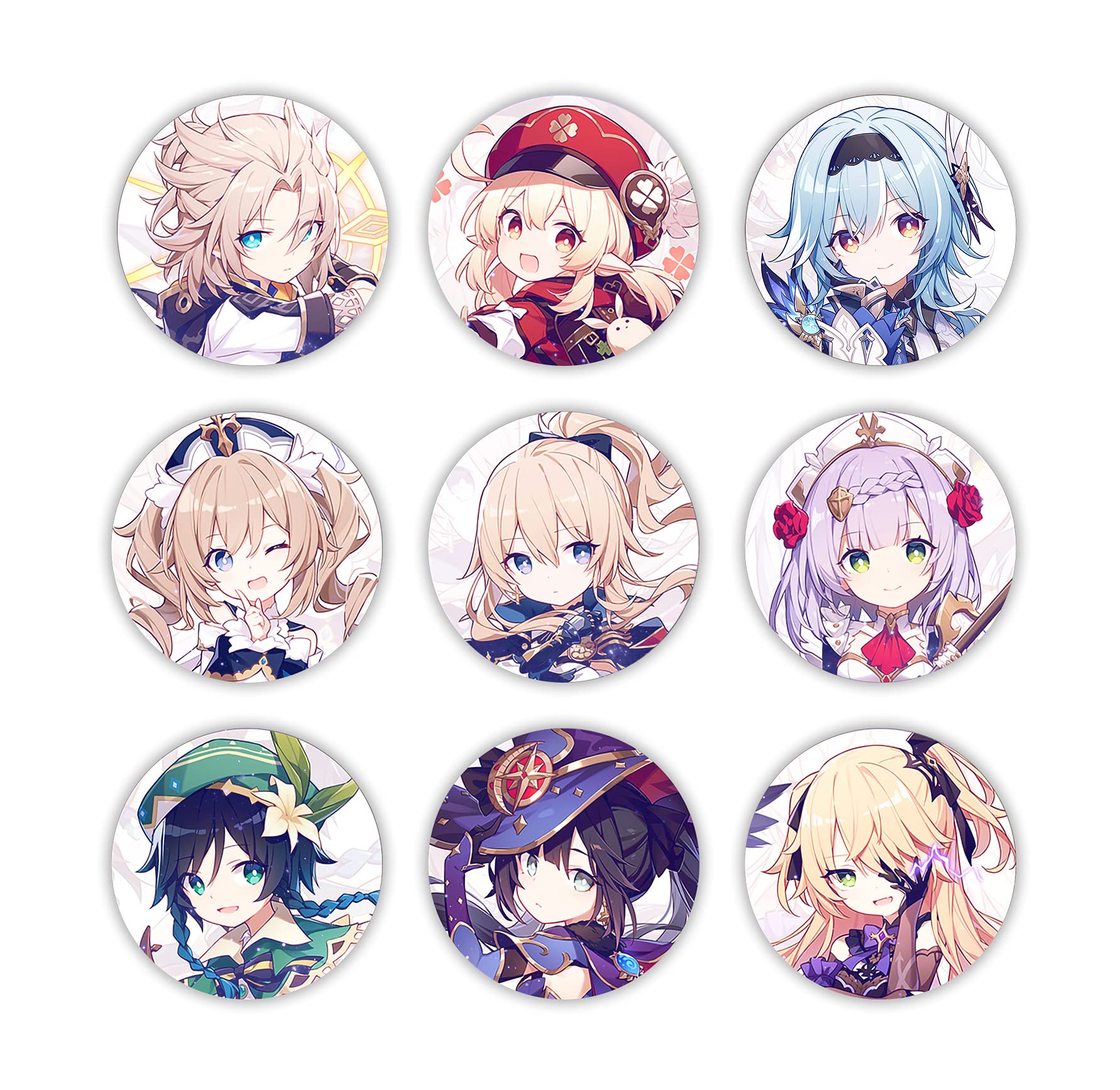 Buy YJacuing Genshin Impact Pins Buttons Badges for Backpack (Mondstadt
