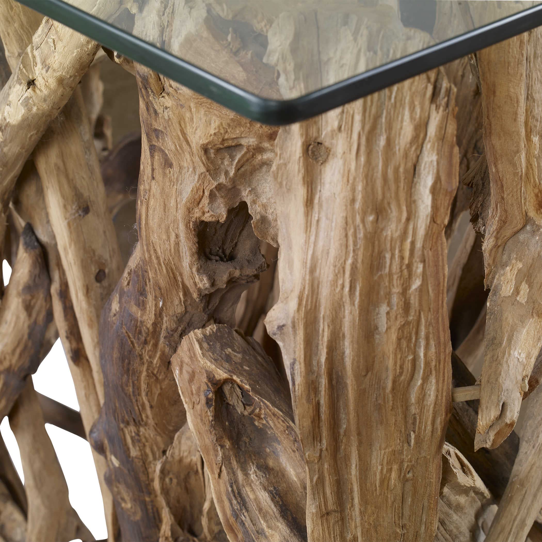 Amazon.com: MY SWANKY HOME Spectacular Driftwood Console Table 59