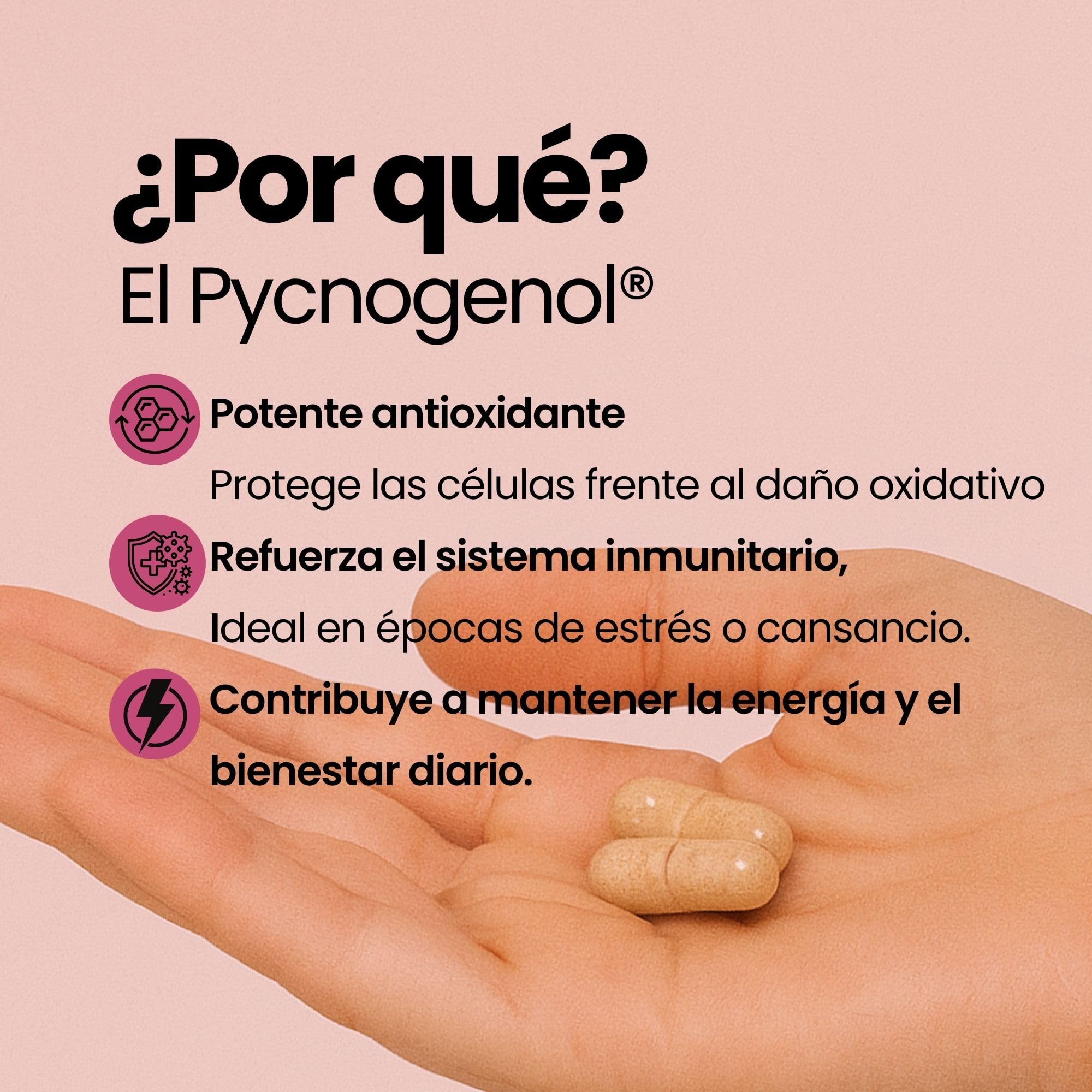 LaLuz by Lourdes Moreno | Suplemento Antioxidante Avanzado con Pycnogenol, Vitamina C y Astrágalo | Inmunidad, Vitalidad y Protección Celular | Apoyo Diario Frente al Estrés Oxidativo | 60 cápsulas