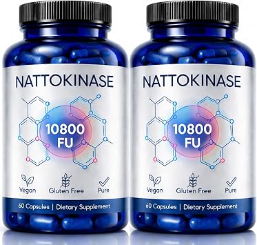 Nattokinase 10800 FU Enzyme Supplement, Ultimate Nattokinase with Fermented Soy Extract Standardized Activity Plant Based Daily Capsule for Wellness Routine and Active Lifestyle Support 2