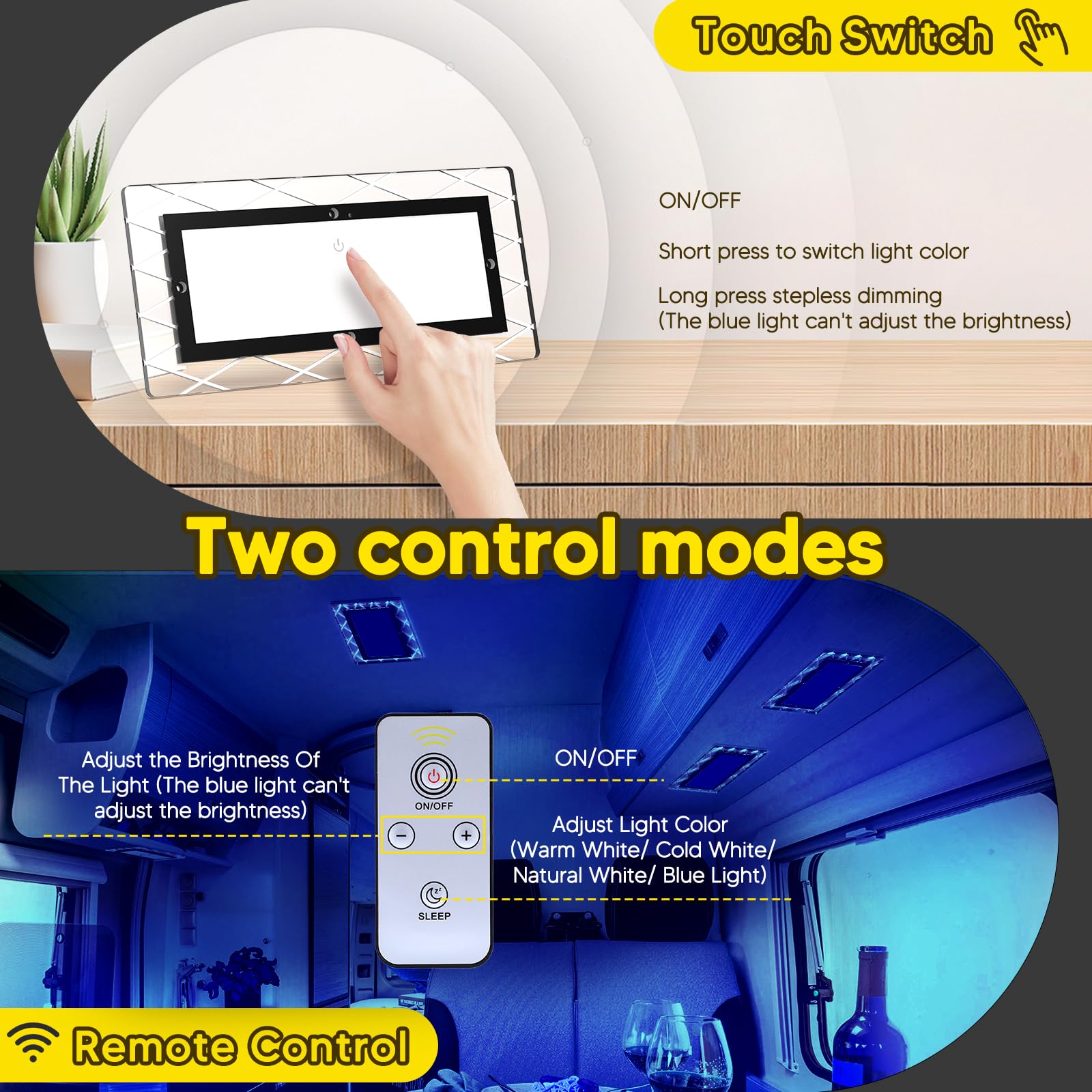 Amazon.com: BlueFire 1800LM Bright LED RV Light Interior，DC12-30V