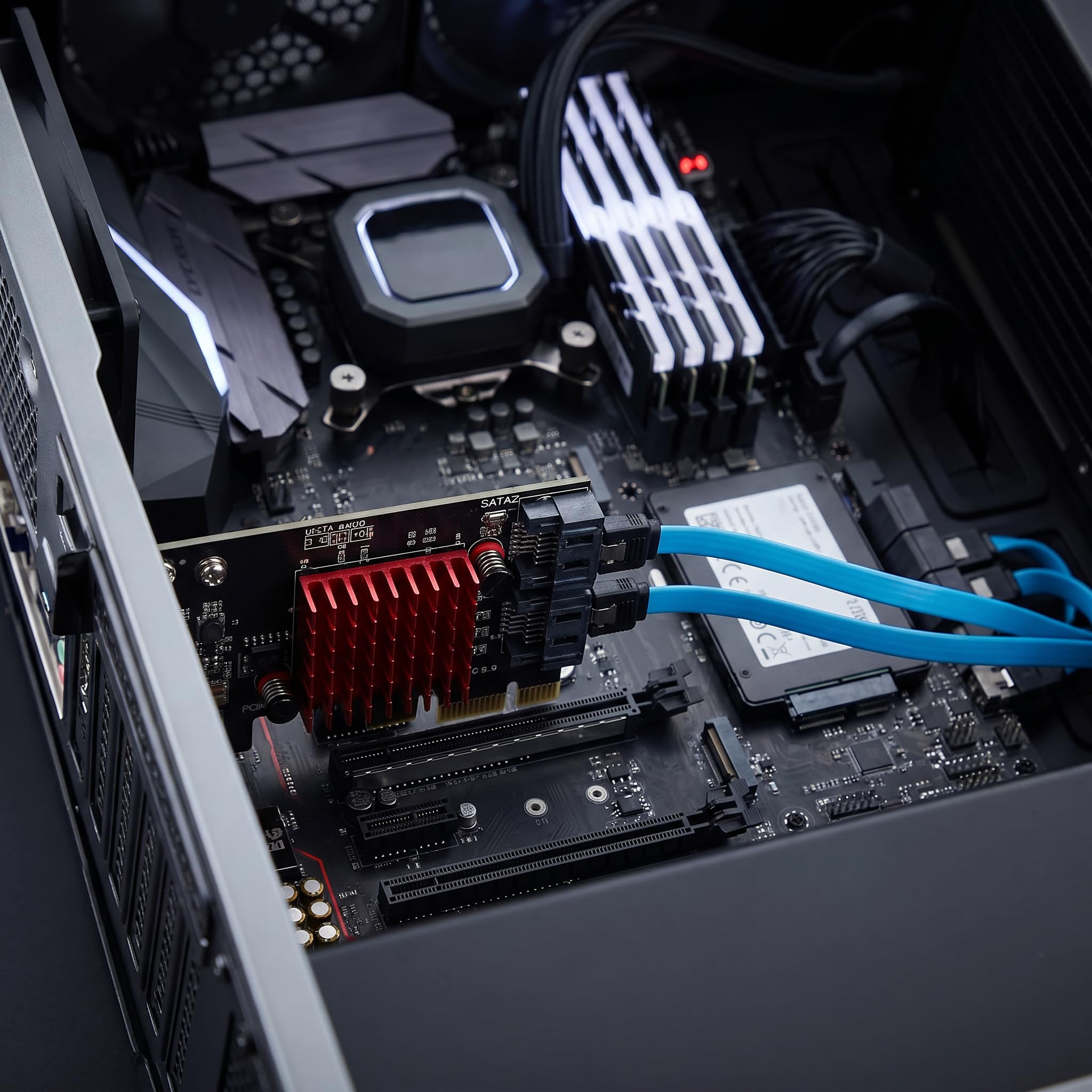 Amazon.com: YUNKOZAND PCIE SATA 3.0 Controller Card 2 Ports,6 Gbit