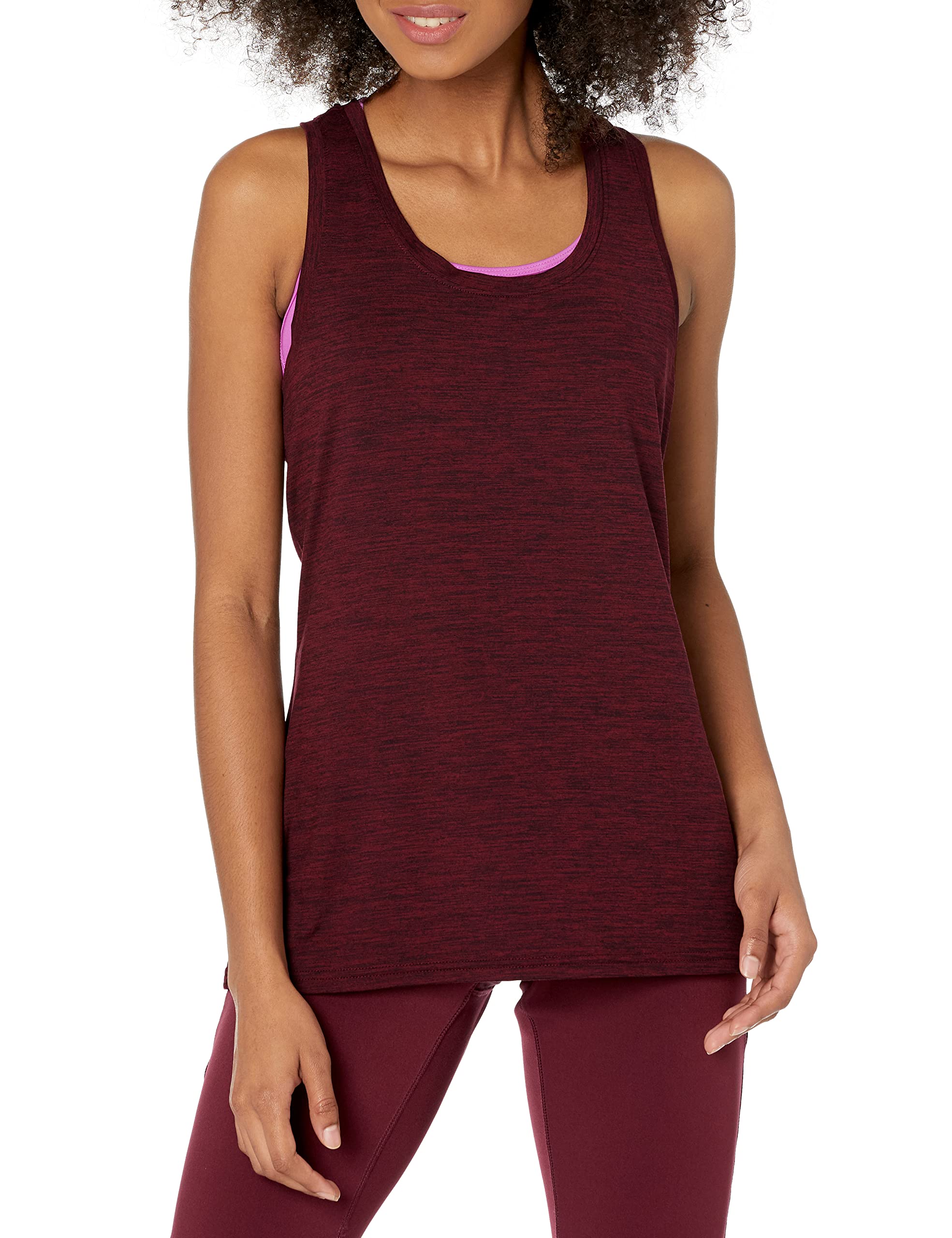 Amazon Essentials Canotta Vogatore Tecnica Elasticizzata (Disponibile in Taglie Forti) Donna, Confezioni Multiple