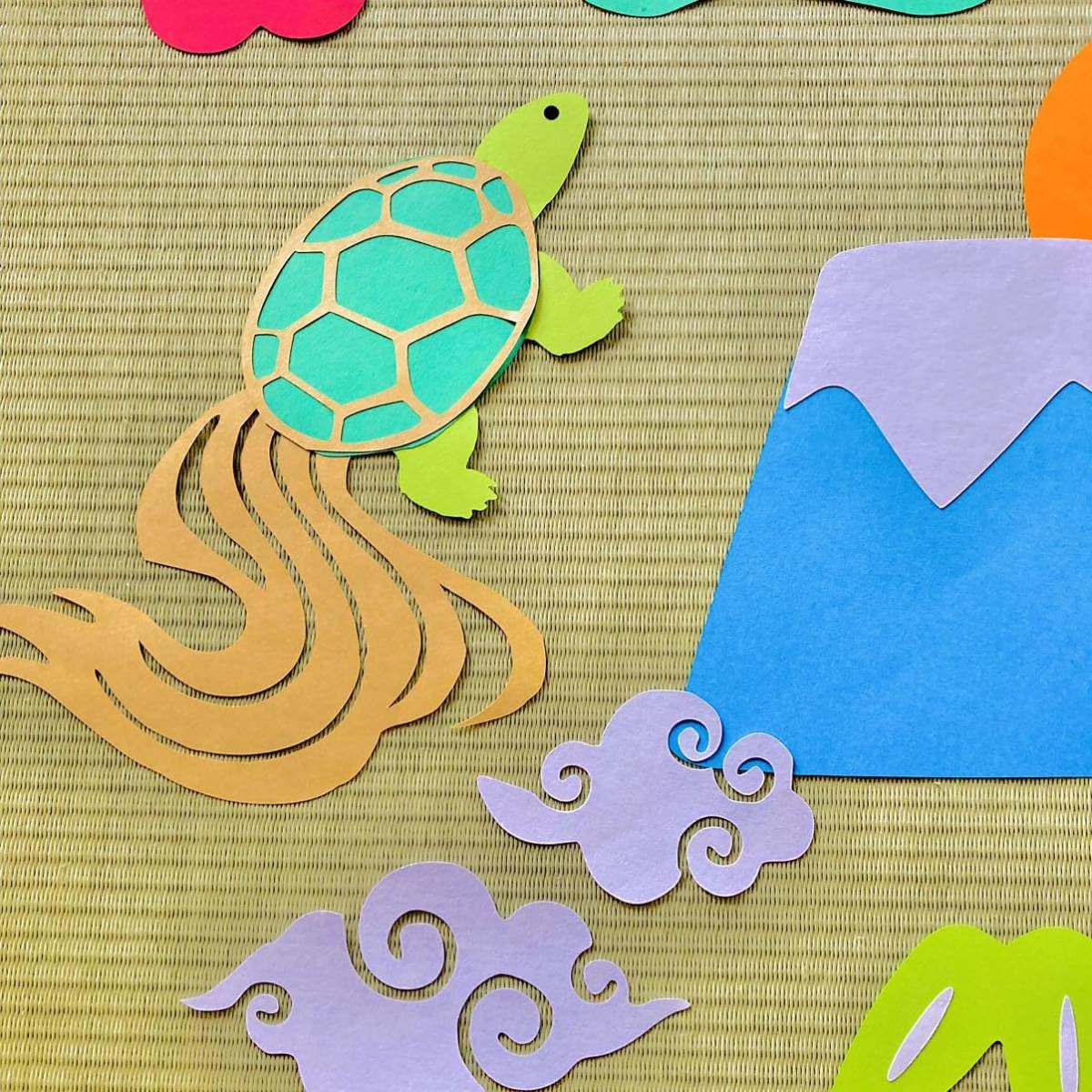 @エンジェル２４　敬老の日　他4点セット　壁面飾り　ハンドメイド　056 エンジェル24 敬老の日 他4点セット 壁面飾り ハンドメイド 056