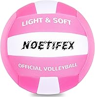 Vista 1 de Soft Volleyball-Super Soft Fabric Light Volleyball for Indoor Practice Safe and Quiet Kids Youth Beginners House Yard Training Practice