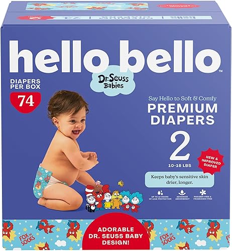 Miniatura 24 de Hello Bello - Pañales prémium de talla 4, diseño de madreselva, caja Club de 58 unidades, hipoalergénicos y extraabsorbentes Balloon Buddies &