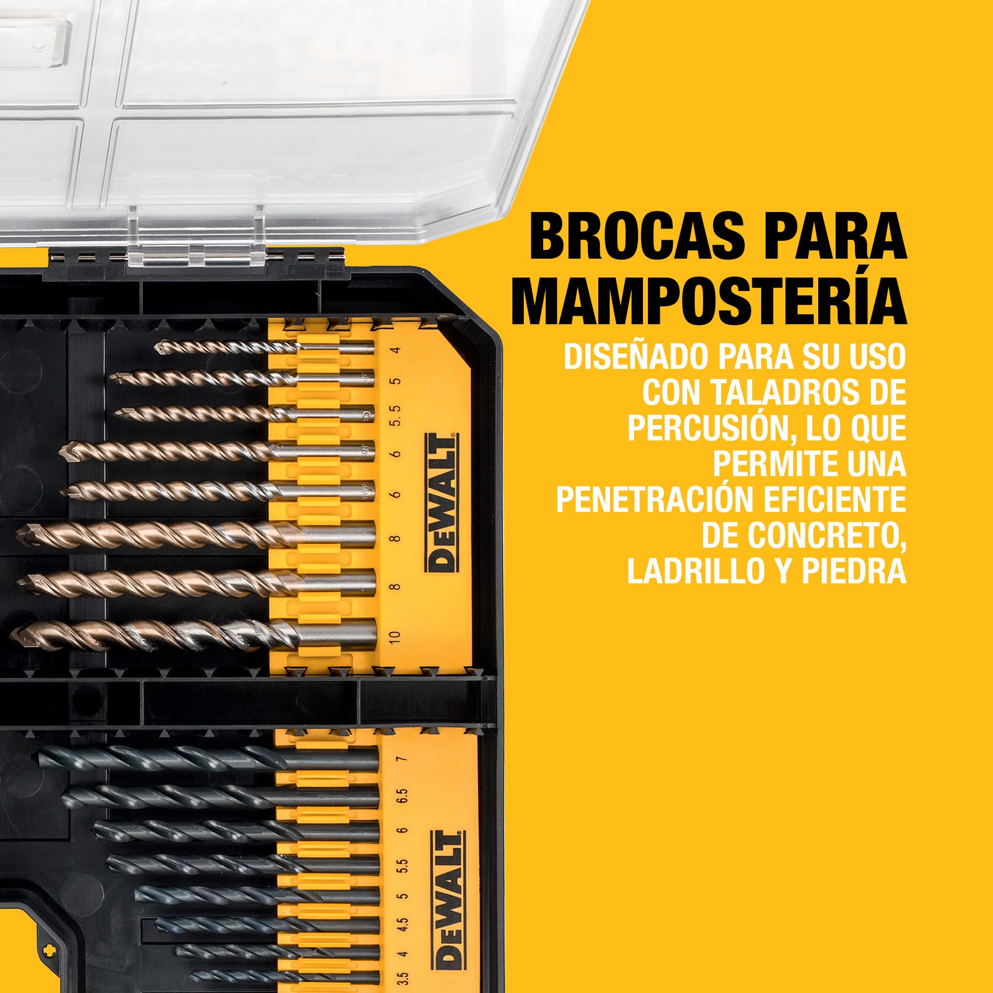 DEWALT Juego de Puntas y Brocas de Alto Rendimiento (100 piezas), compatible con cajón Tstak IV, DT71569-QZ