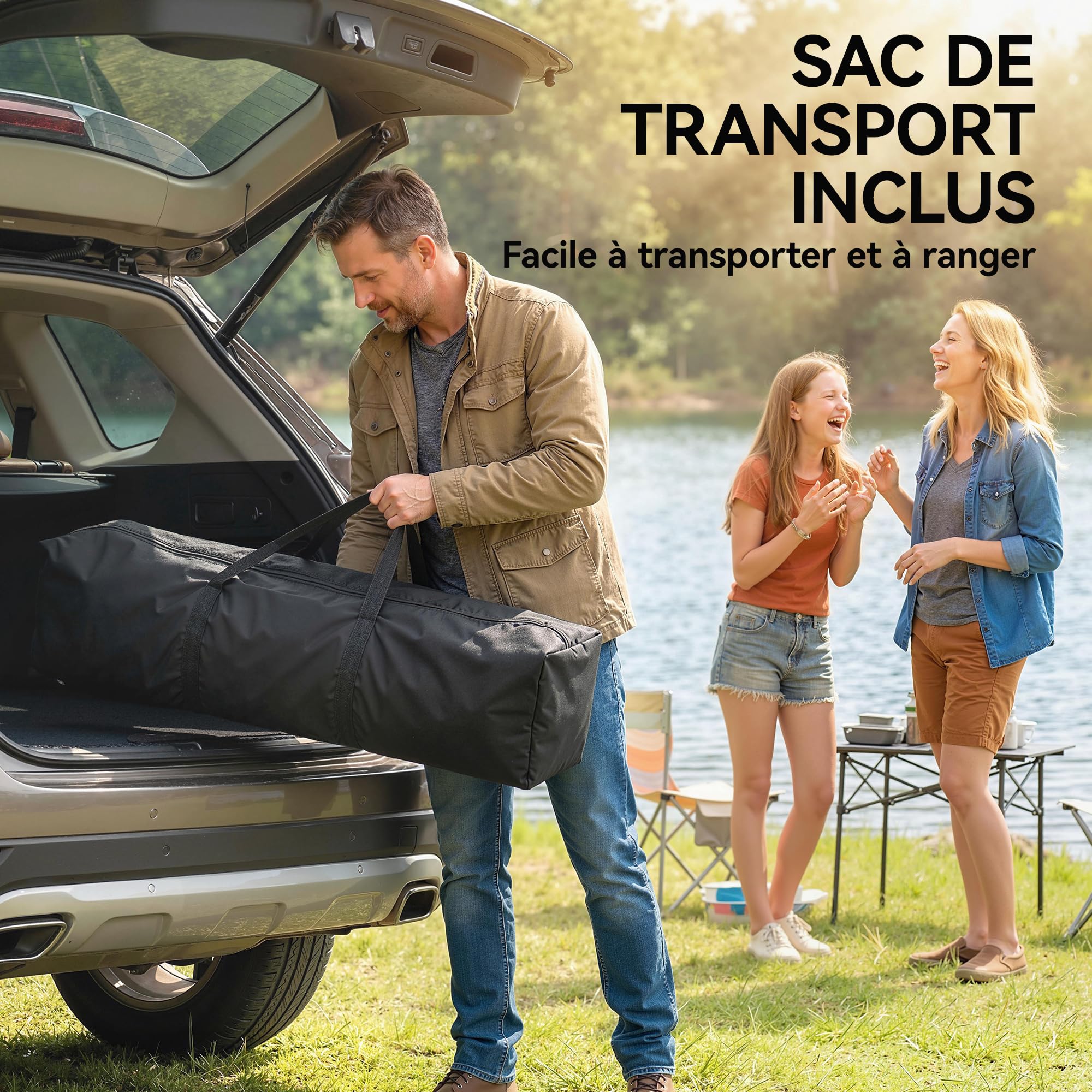 Outsunny Tonnelle de Jardin 3 x 3 m Éclairage Pop Up Télécommande Crème