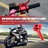 1 PC Motorcycle 7/8 Throttle Grip, 5 x 0.98 Alloy CNC Anti-Rust Throttle Control Grip, Quick Turn Torque Accelerator Modification Accessories, Universal for Most Motorcycles