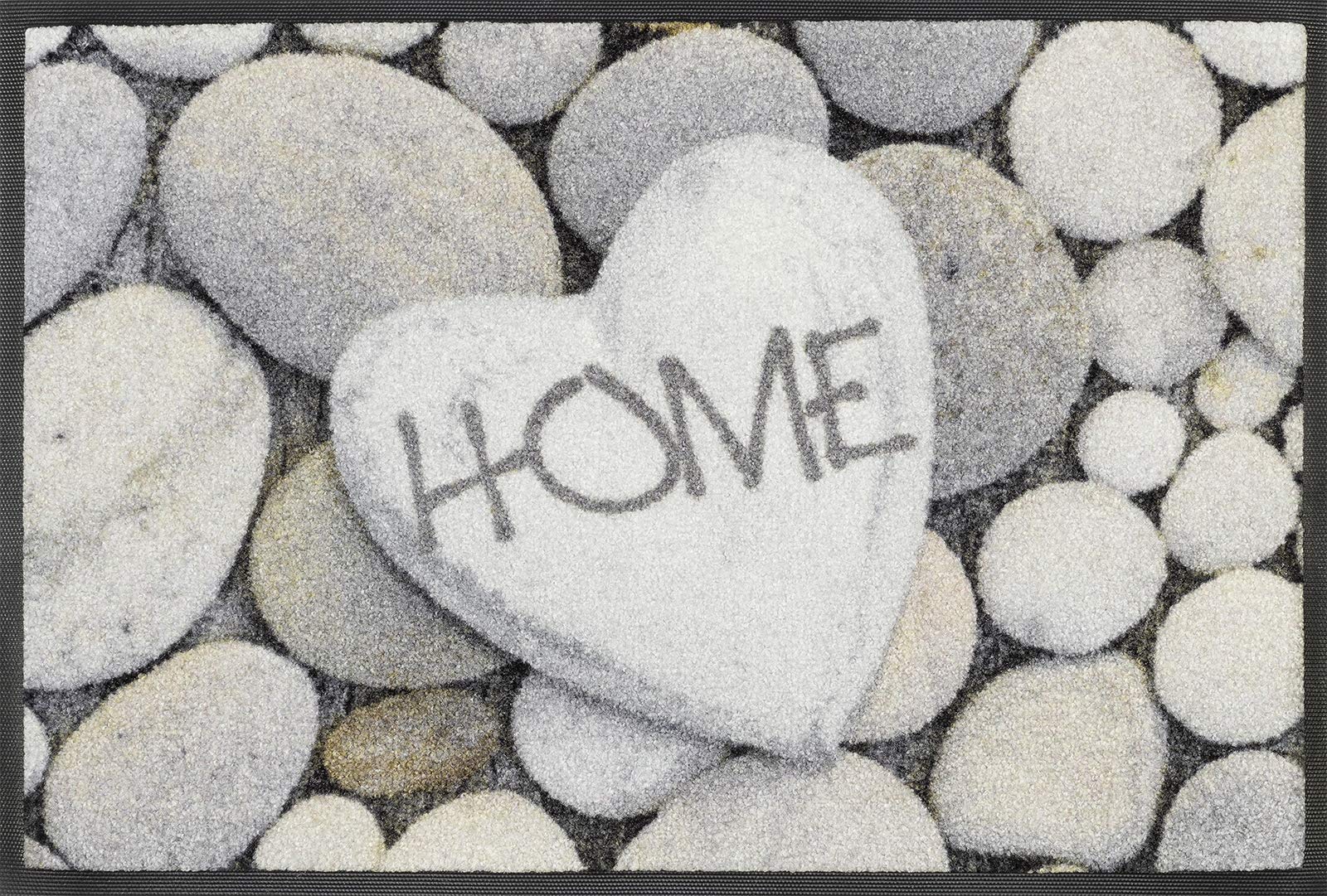 Wash+Dry Pebble Stones Doormat, 40 x 60 cm, Washable Inside and Outside