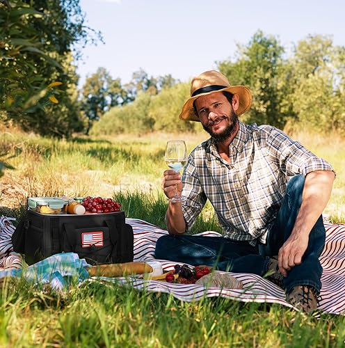 Miniatura 7 de Maelstrom Lonchera táctica grande para hombres, bolsa de almuerzo aislada, bolsas enfriadoras duraderas a prueba de fugas con bolsa Molle