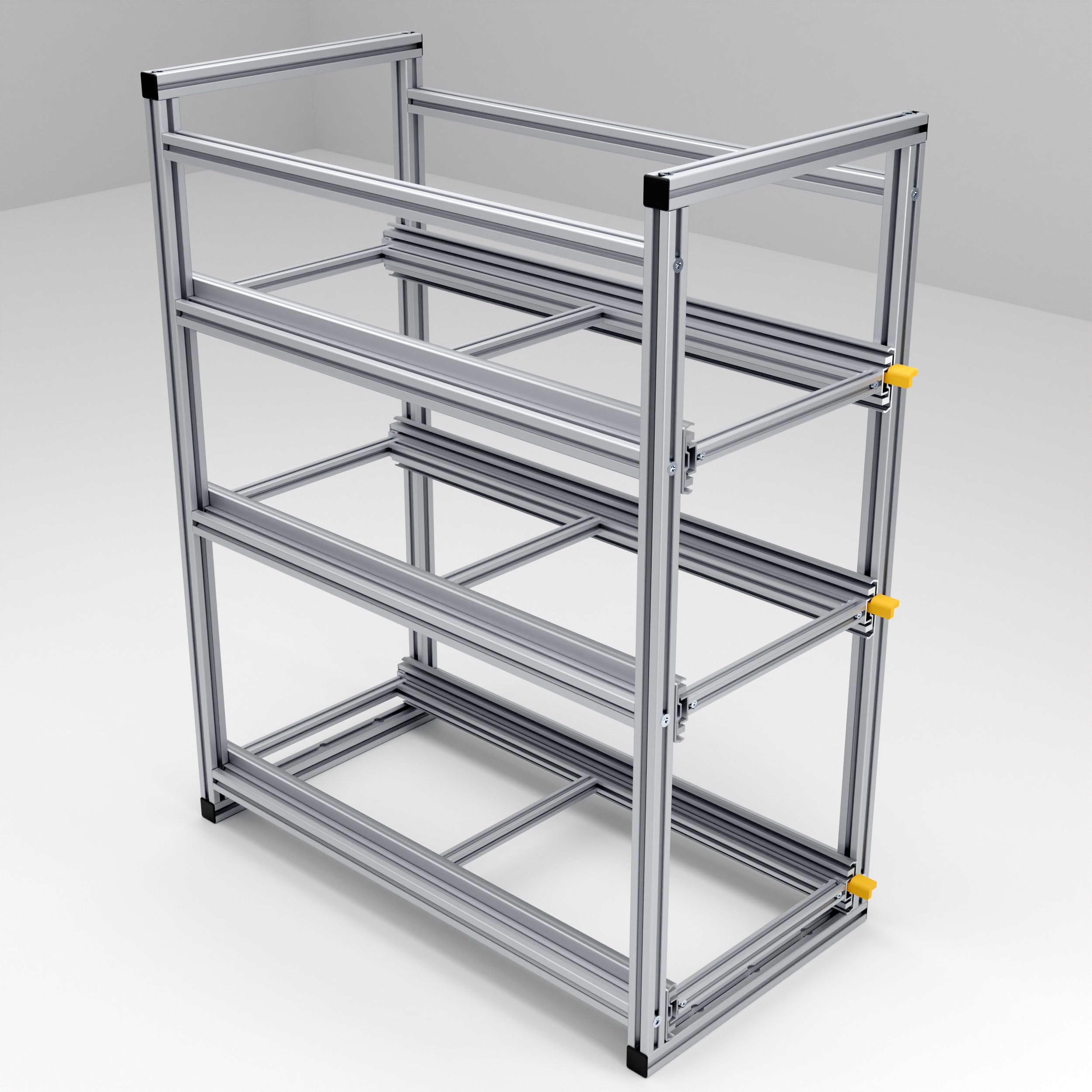 Auszug für die Heckgarage im Camper, Ordnungssystem für Euroboxen, Länge 80cm schmale Variante (Breite: 30cm)