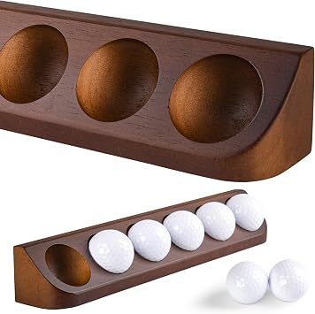 Tapeera 2-Pack Golf Ball Display Case Wall Mount - Display 12 Standard Golf Balls - Golf Office Tabletop Decor - Sport Memorabilia Display Case for Golf Ball Collector - Golf Accessories Gift for Men