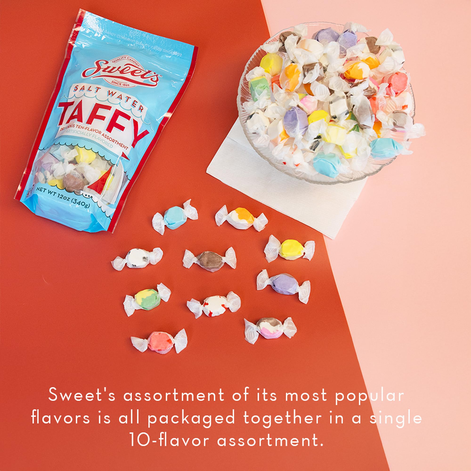 Amazon.co.jp: Sweets Salt Water Taffy, Assorted Flavors, 3 Pound