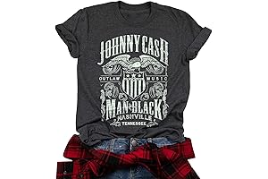 Women's Cash Graphic Country Music T-Shirt