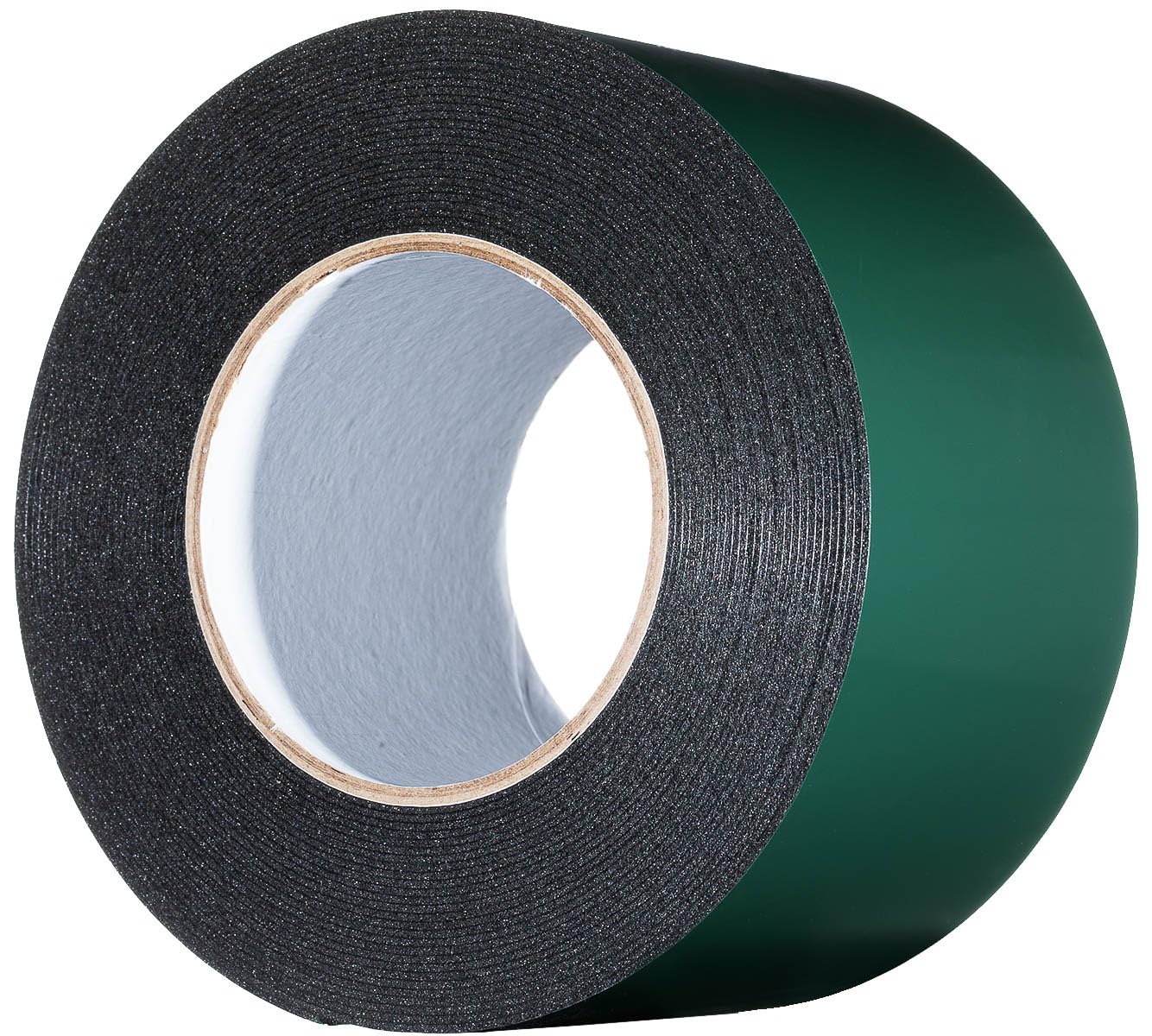 YoiYee 80mm x 10m Double Sided Foam Tape, Strong Sticky Adhesive Green Film Glazing Tape, PE Sponge Strip Sticky Mounting Tape, Black