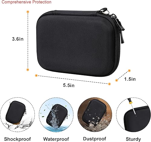 Miniatura 3 de Funda rígida de transporte para Samsung T9  T7 Shield  T7  T7 Touch unidades portátiles de estado sólido 500 GB 1 TB 2 TB 4 TB USB 3.2 SSD externo