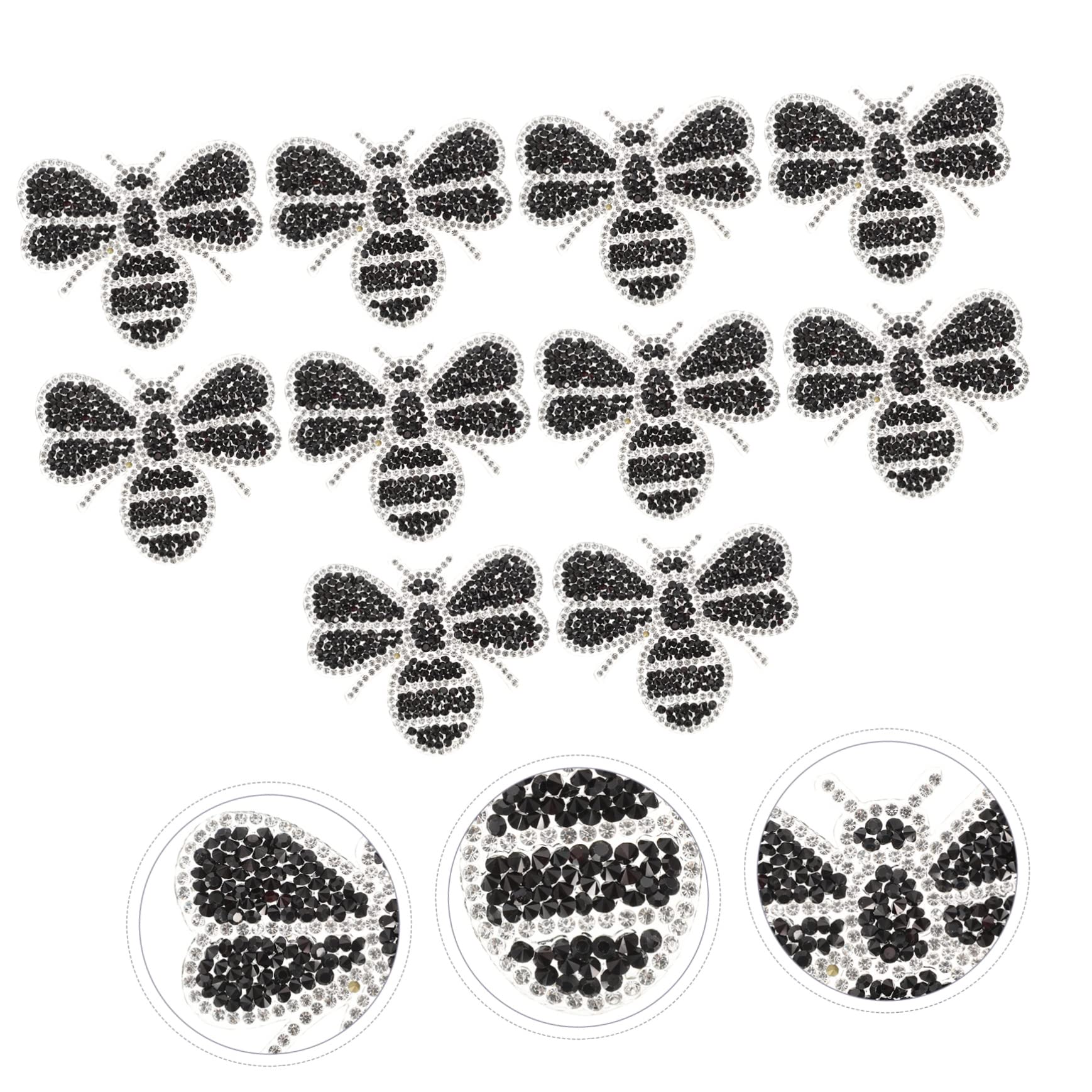 EXCEART 40piezas Parches Decorativos Resistentes Para Ropa y Sombreros Parche De Multifuncional Para Reparación y Decoración De y Accesorios