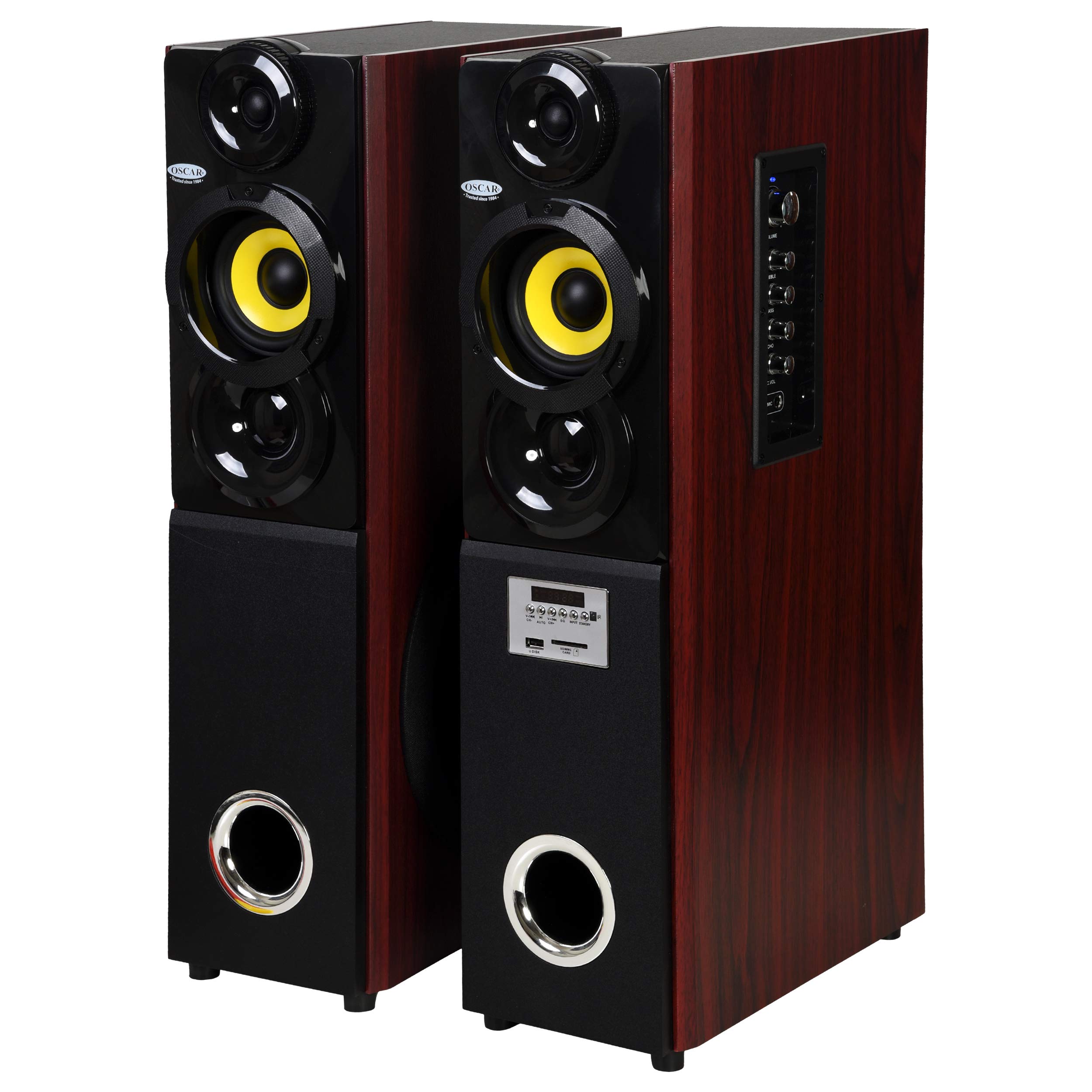 Home Theater Glider Bluetooth Tower Speaker Oscar Osc 16700bt