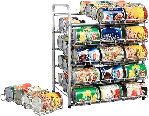 Miniatura 2 de Rice rat Organizador de latas para despensa, dispensador de almacenamiento de latas para alimentos enlatados (5 niveles)