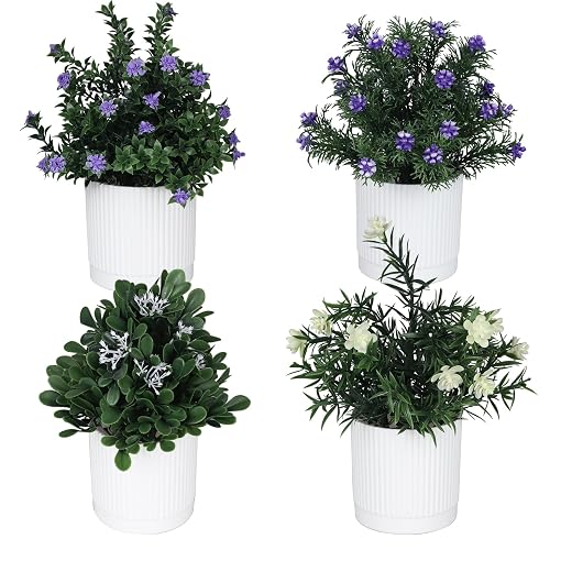 TOTOGA Artificial Hanging Plants 3 Pack