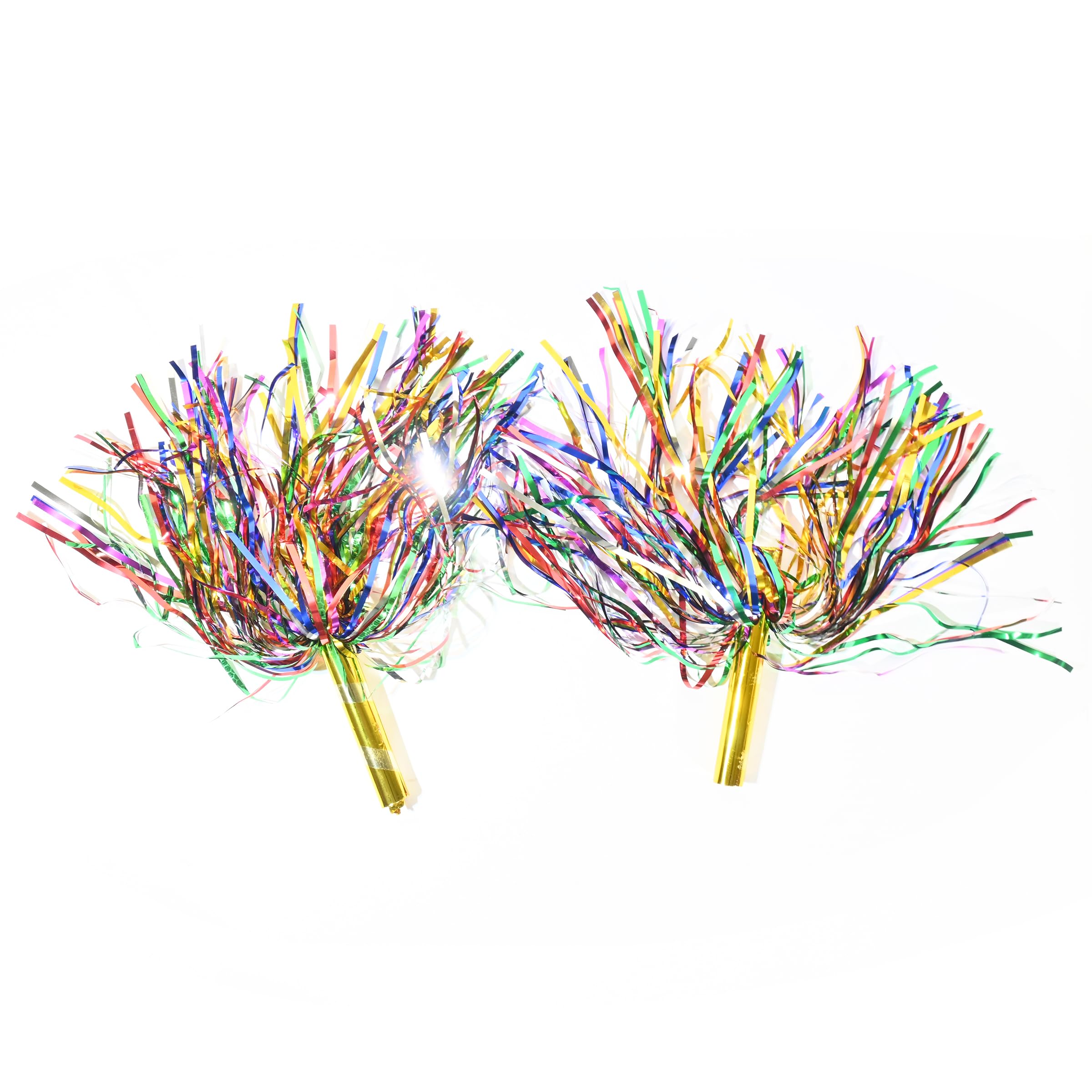 AMAROBA ,12 PC POM POM for School Dance , Cheerleaders POM POM for Kids and Adults 6 Set ( 12 PC ) (Multi). 2