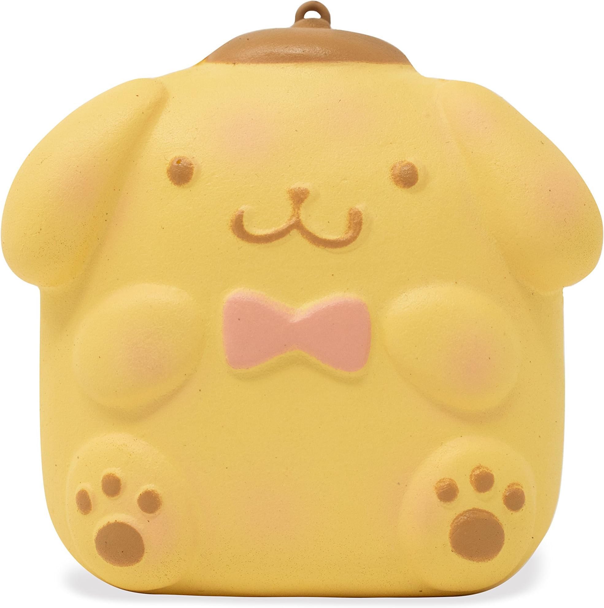 SANRIO Pompompurin Yellow Squishy Ball Chain - Character Squeeze Toy for Kids, Little Kid