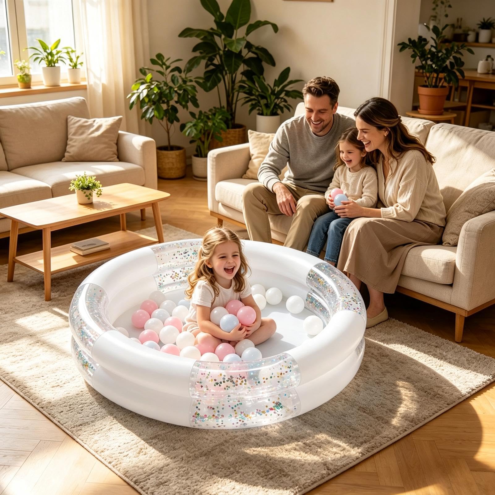 Kinderplanschbecken Kleine Aufblasbare Wasserspielzeuge Für Den | Kinder-Mini-Pool für Mädchen Hinterhof Sommer Badewanne Park Duschen Garten drinnen