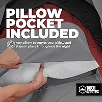 Vista 4 de Forro para saco de dormir, saco de dormir para adultos y sábanas de viaje para hotel, saco de dormir de viaje, forro de saco de dormir de campamento