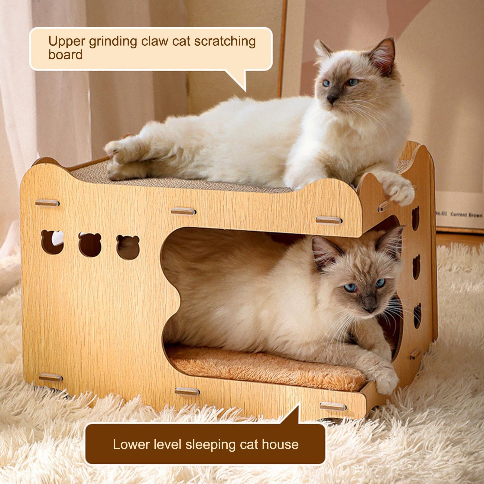 Tapis à gratter pour Chat, Tapis à gratter pour Chat Grattoir réversible en
