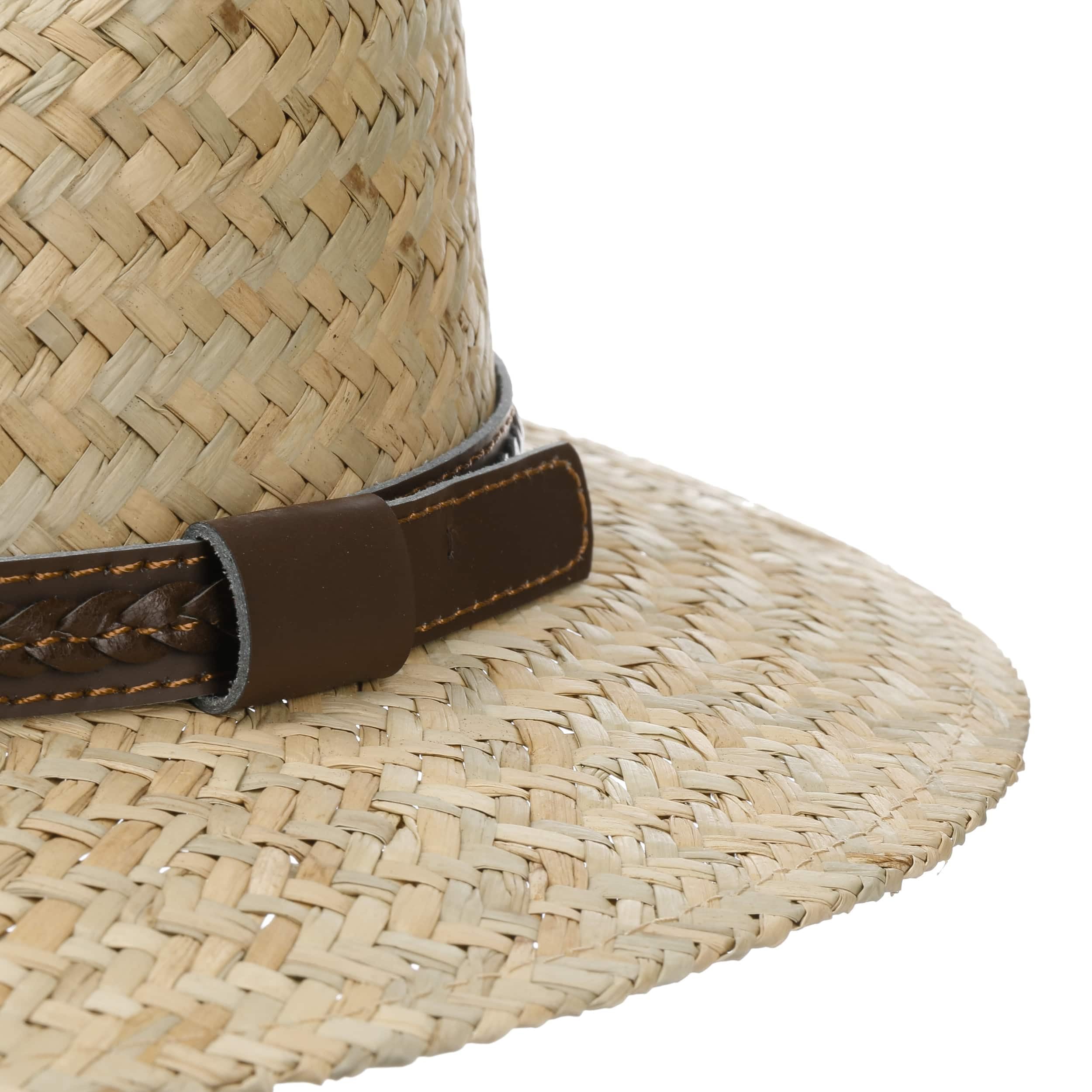 Lipodo CHAPEAUSHOP New Steven Traveller Chapeau de Paille Fabrique en Italie Unisexe Printemps Ete