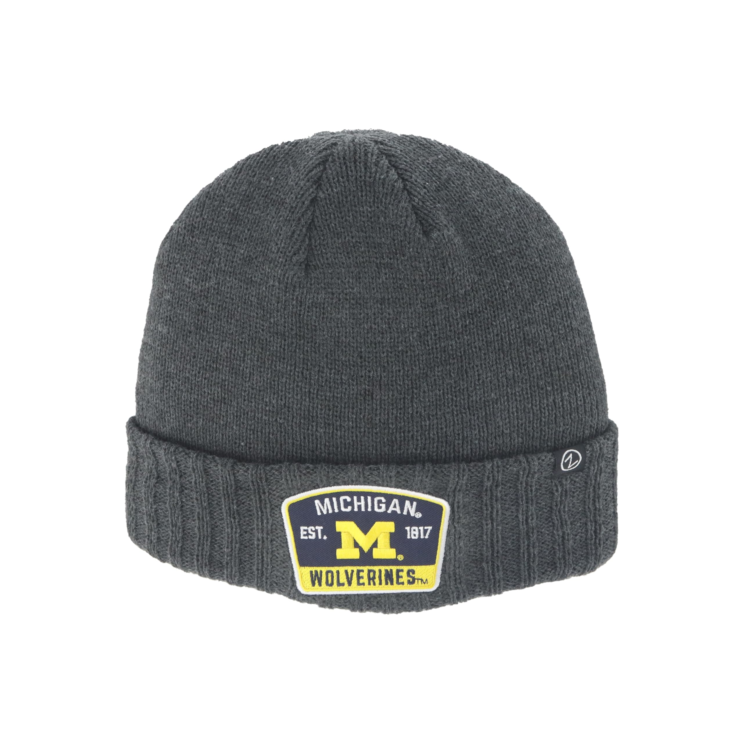 Michigan Wolverines NCAA Officially Licensed Beanie Hat Ranger Patch Switch Charcoal